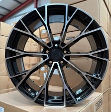 18" VW Caddy 2005-2025 Gloss Black Pol Warmenau Design 8j/Alloy Wheels X4