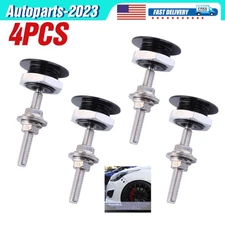 Car Bumper Latch Kit For Push Button Quick Release Hood Bonnet Pins Lock Clip