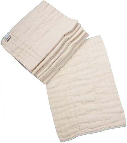 Organic Cotton Prefold Cloth Diapers Soft