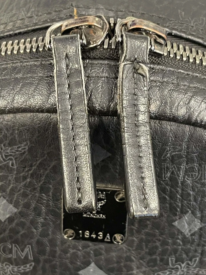 Mochila MCM Visetos negra SPB-JB 354866 Foto 4 de 4