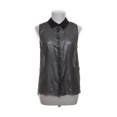 ONLY Weekend Wardrobe, Kurzarmhemd, Größe: 36, Grau/Schwarz, Polyester #qUy