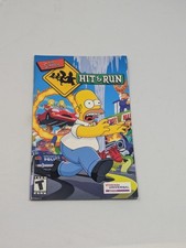 Manual Only The Simpsons: Hit Run PlayStation 2, PS2 No Game