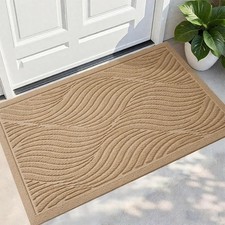 Front Door Mat Outside Entrance, Absorbent and Dirt Resistant