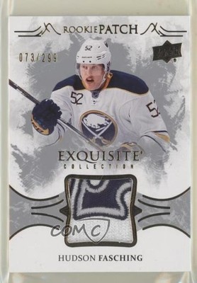 2016 Upper Deck Black Diamond Exquisite Rookie /299 Hudson Fasching Patch RC 1t6
