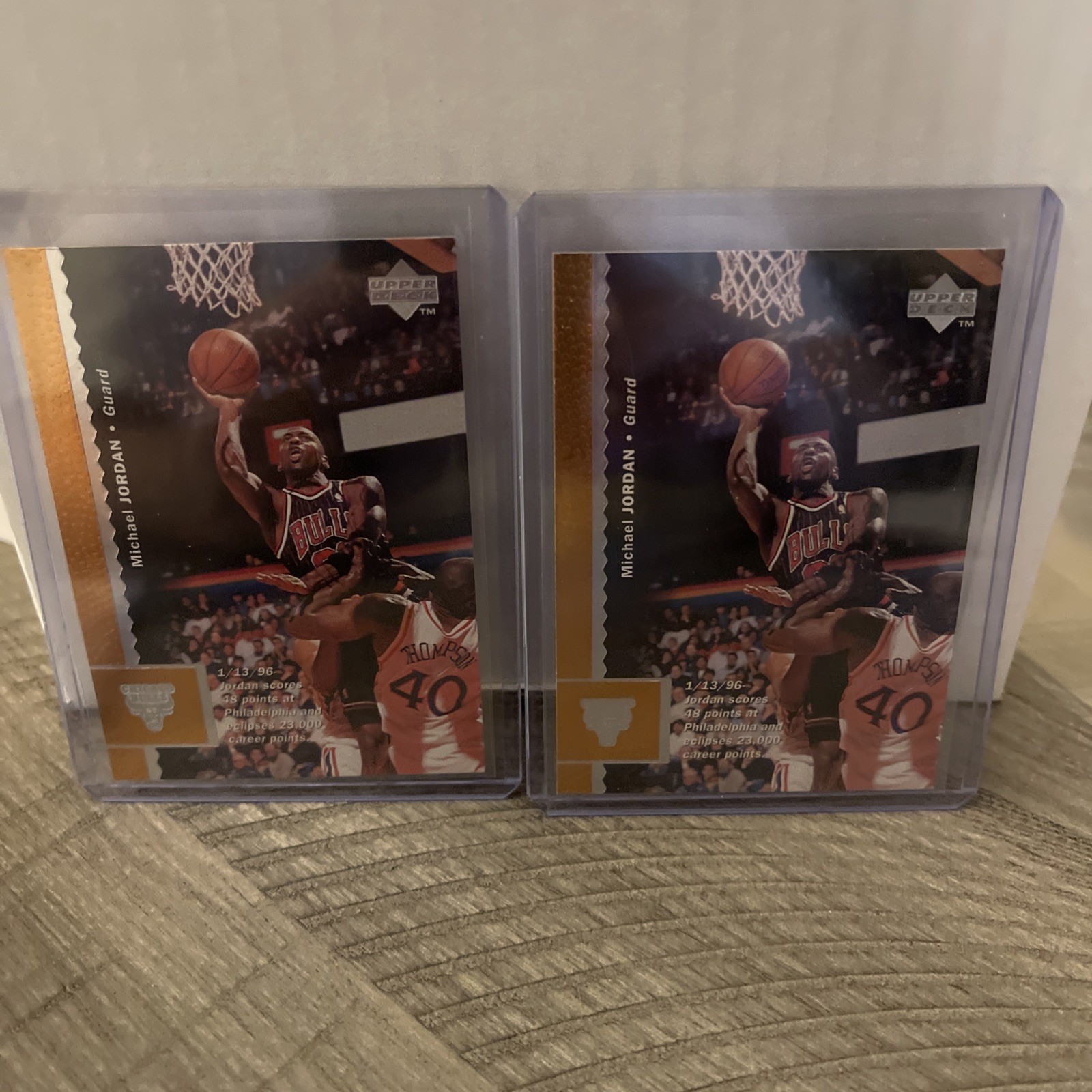 2 1996-97 UPPER DECK #16 MICHAEL JORDAN - CHICAGO BULLS