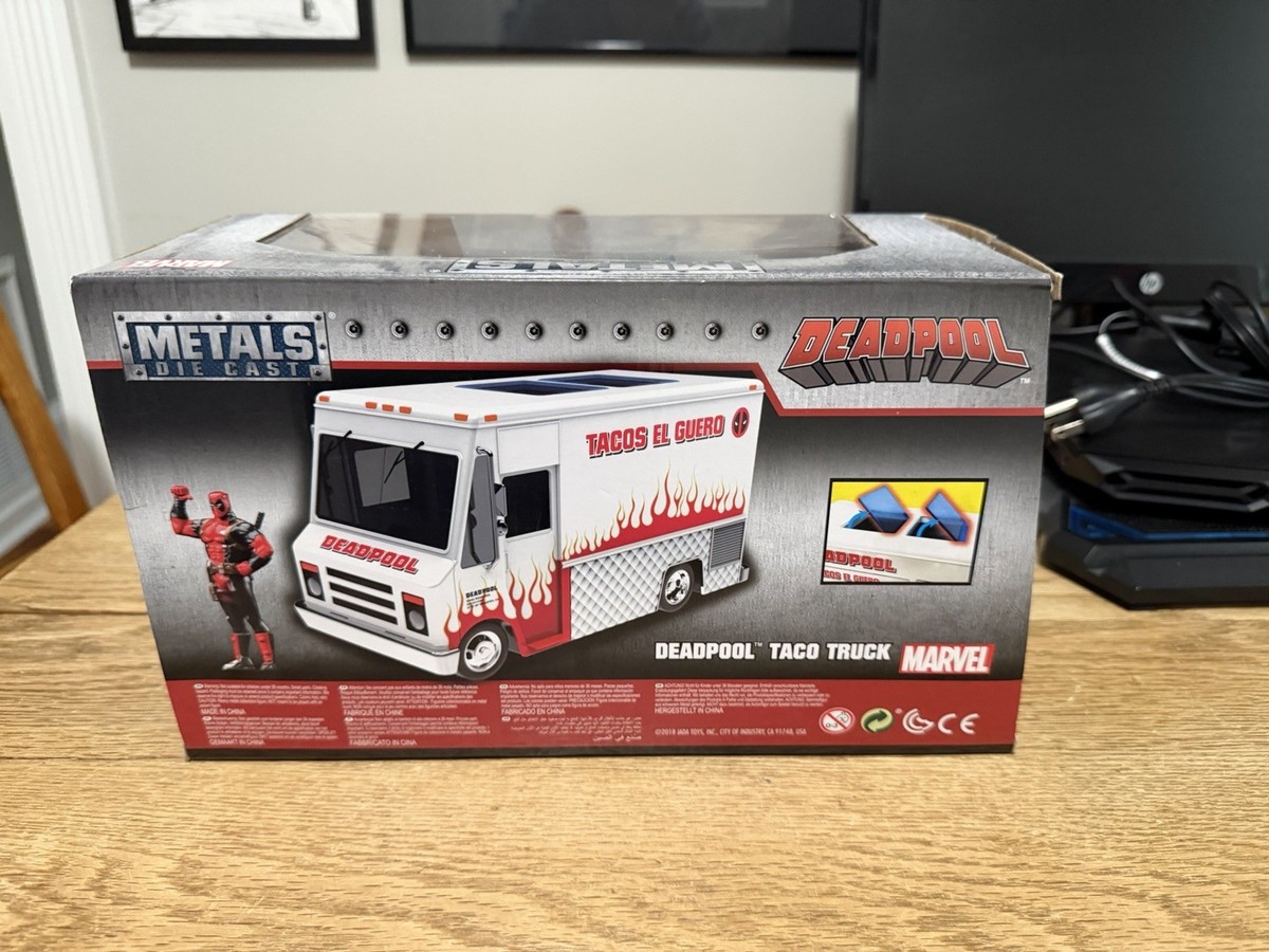 Deadpool Jada Toys Marvel Taco Truck 1:24 Scale Die-Cast