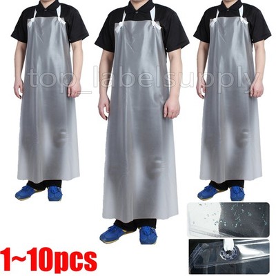 PVC Clear Apron Cooking  Waterproof Butcher CKitchen Chef atering Restaurant