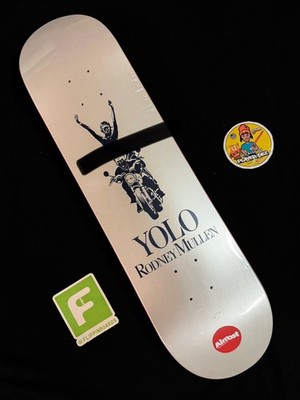RARE Rodney Mullen YOLO Almost Summer Of 92 Skateboard Deck Pearl White Pro