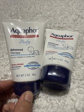 2-Aquaphor Baby Advanced Therapy Healing Ointment 3 oz - LOT OF 2