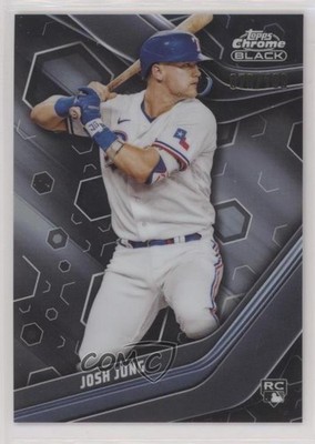 2023 Topps Chrome Black Refractor 78/199 Josh Jung #63 Rookie RC 19wj