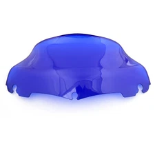 ABS 9" Windshield For Touring Electra Street Tri Glide FLHT FLHTC 2014-16 Blue