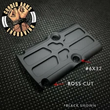 RMR Cover Plate for Glock Slides Trijicon Holoson Swampfox ROUNDED/BossCut