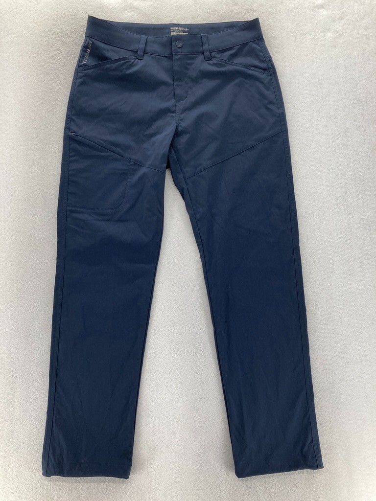 Merrell Pantaloni da Escursionismo Donna 6 Blu Navy Nylon Elasticizzato Cargo Utility Outdoor