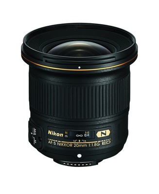 Nikon AF-S FX NIKKOR 20mm f/1.8G ED Fixed Lens +Auto Focus for Nikon DSLR Camera