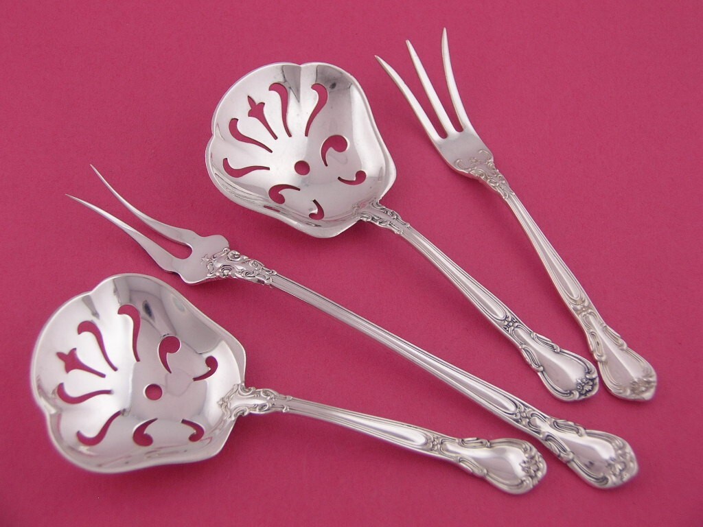 Gorham Silver Weight Of Sterling Silver Flatware Pieces Sterling