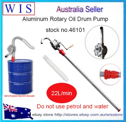 Aluminium Rotary Drum Pump Diesel Fuel 