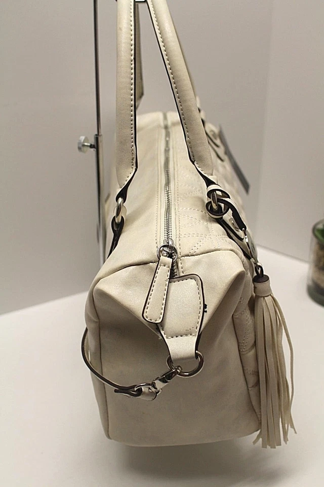 Nicole Miller 手提包 中号 挎包 单肩包 钱包 颜色 奶油 全新带标签 98 美元 — 第 4/4 张图片