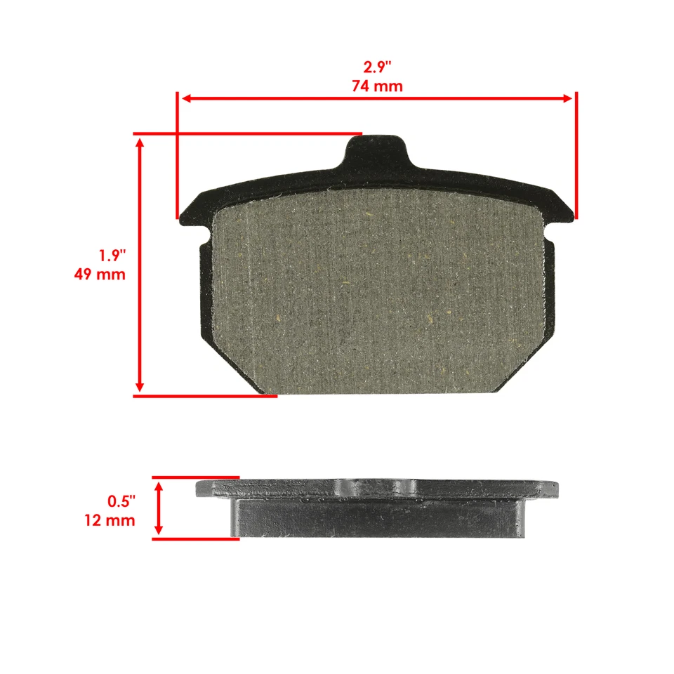 Pastillas de freno delanteras y traseras para Harley Davidson Xlh1100 Sportster 1100 1986-1987 Foto 3 de 4