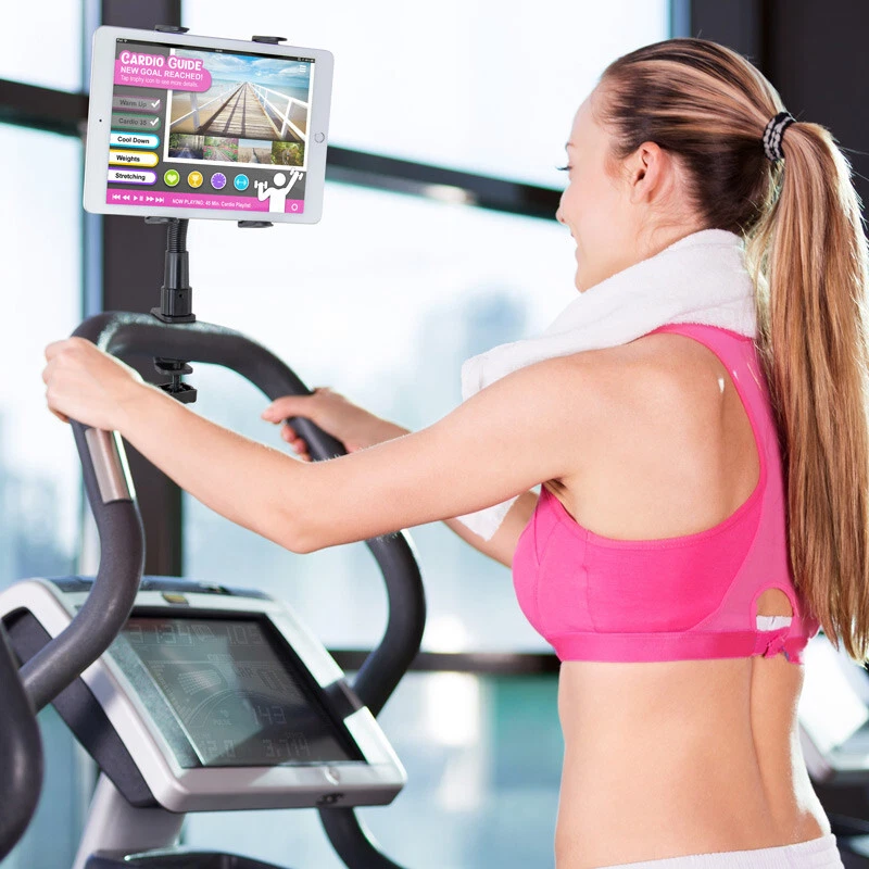 eBook / Tablet 18" HD Clamp/Bolt Gooseneck Mount for Tread-Mill, Work-Bench Desk - Image 4 of 4