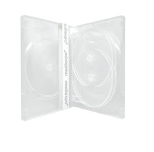 DVD Replacement cases clear 6 Disc  Standard 22mm  Six Disc Transparent