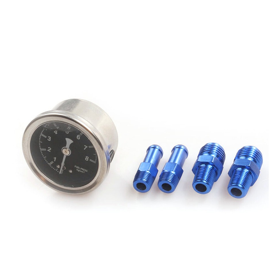 Universal Adjustable Car Fuel Pressure Regulator with Oil Gauge Kit 160