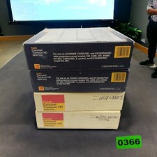 Vintage Kodak Carousel 140 Slide Tray CAT 104 6044 Genuine Lot of 4 Original Box