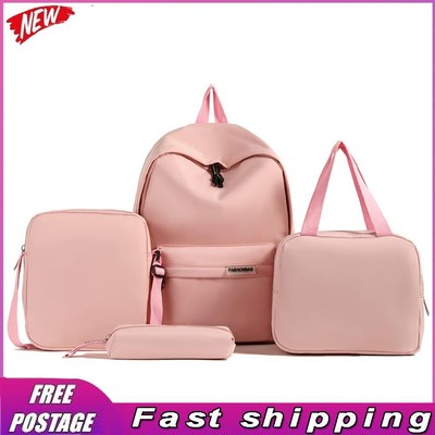 4Pcs Backpack Set School Bookbag Set Lightweight Travel Backpack for Boys Girls