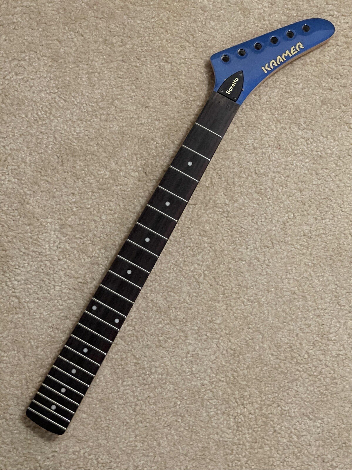Kramer Baretta Vintage Guitar Neck Banana Headstock Rosewood Floyd 