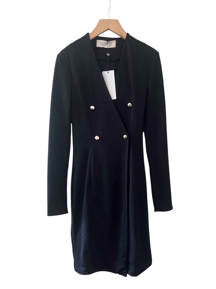 club london blazer dress Club L London | Dresses | Club London White Tailored Mini Blazer Dress With Bow