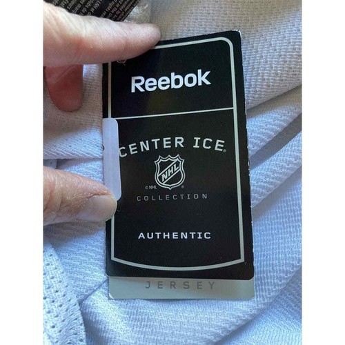 SAN JOSE SHARKS AUTHENTIC REEBOK CENTER ICE JERSEY. AWAY/ROAD MENS SIZE 60. NWT - Picture 6 of 7