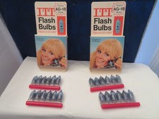 Vintage ITT International Telephone Telegraph 24 AG-1B Flash Bulbs in Box