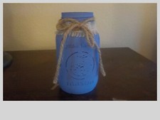 HAND PAINTED CANNING JARS-STORAGE, COUNTRY COTTAGE FARMHOUSE DECOR