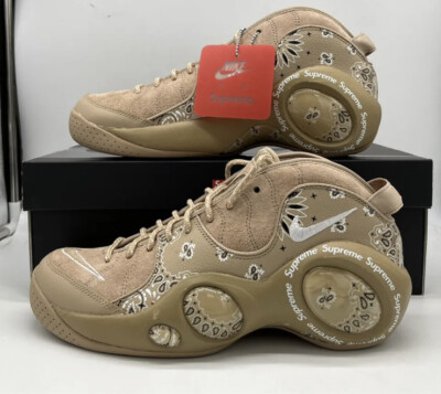 Supreme x Nike Zoom Air Flight 95 Tan Hemp Wheat DJ8604-200 Mens