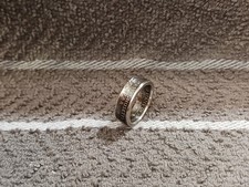 Massachusetts Handcrafted 90 Silver Washington Quarters coin ring size 6-1/2