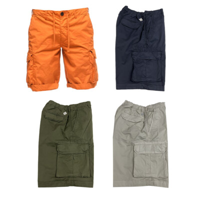 MOLO ELEVEN Herren Cargo Bermuda aus Baumwollpopeline Aramis / 56027