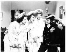 IN THE NAVY great 8x10 still LOU COSTELLO & THE ANDREW SISTERS -- a878
