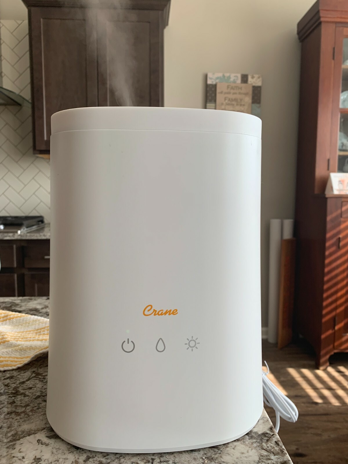 Crane Humidifier 1.2 Gal. 500 sq. ft Automatic Shut Off/Oil Diffuser Manual