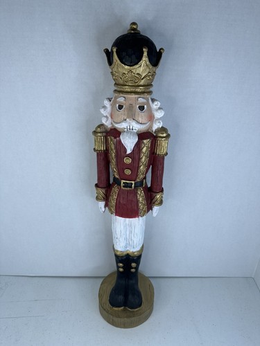 2024 CVS 20” Black Red Gold Christmas Nutcracker | eBay