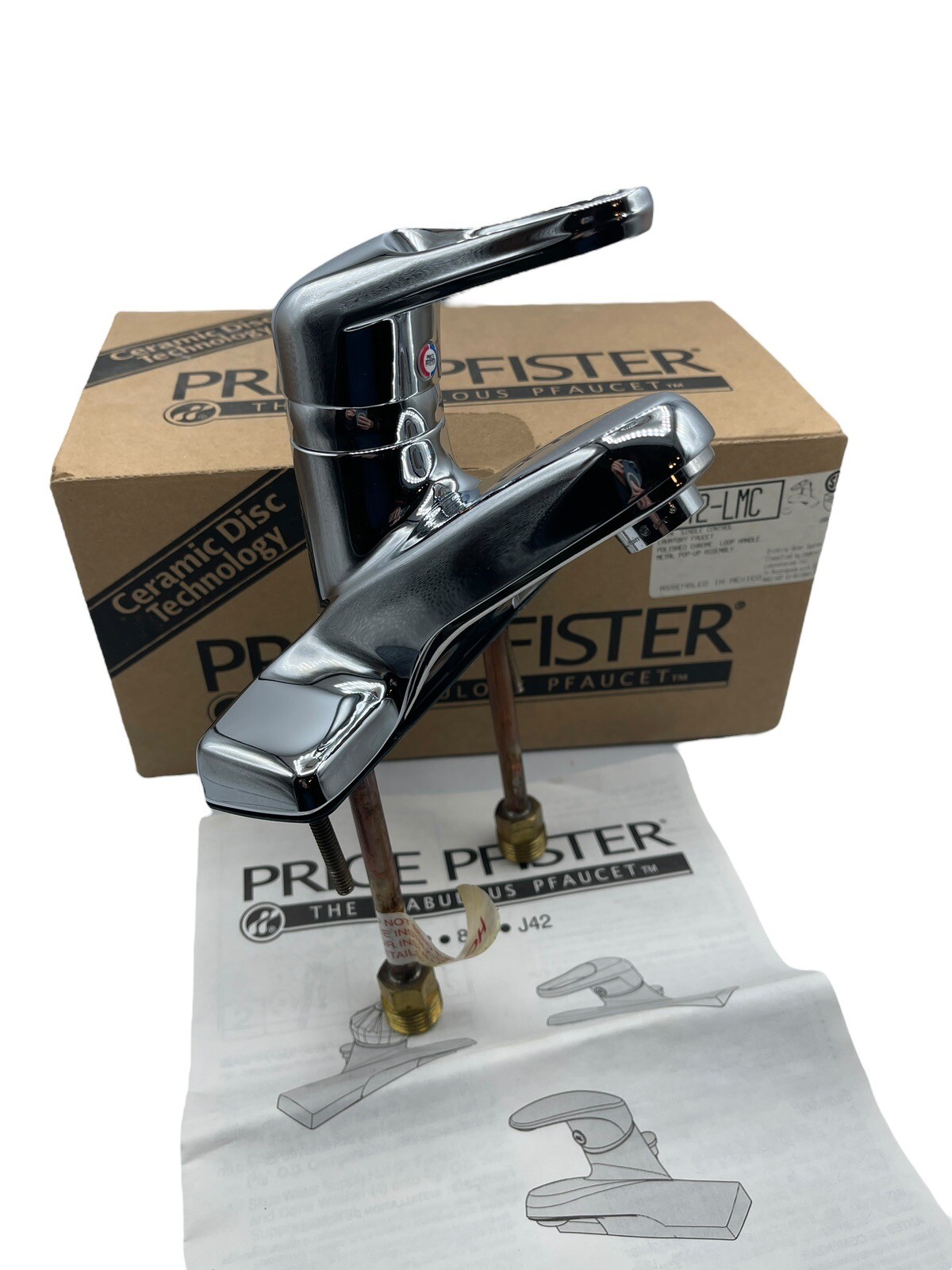 Price Pfister Lavatory Faucet 42LMC Polished Chrome Open Box eBay