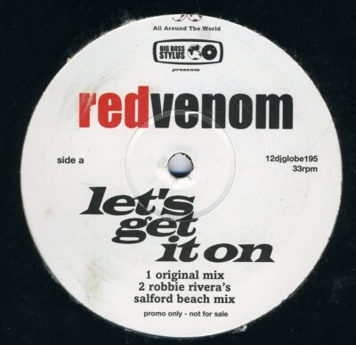 Big Boss Stylus Presents Red Venom - Let's Get It On (12'', Promo)