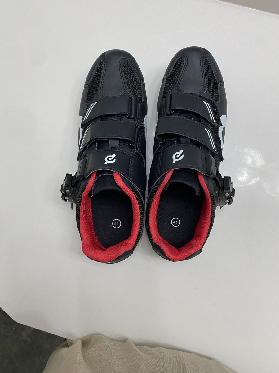 Peloton Black and Red Cycling Shoes. men or woman sizes. Size 41 and 45 Peloton Altos Cycling Shoes 7.5M, 9W Black and Red New | eBay main image 3