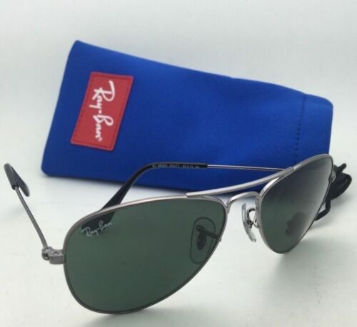 Junior Collection Kids Ray-Ban Sunglasses RJ 9506-S 200/71 Gunmetal w/Green Lens - Picture 1 of 12
