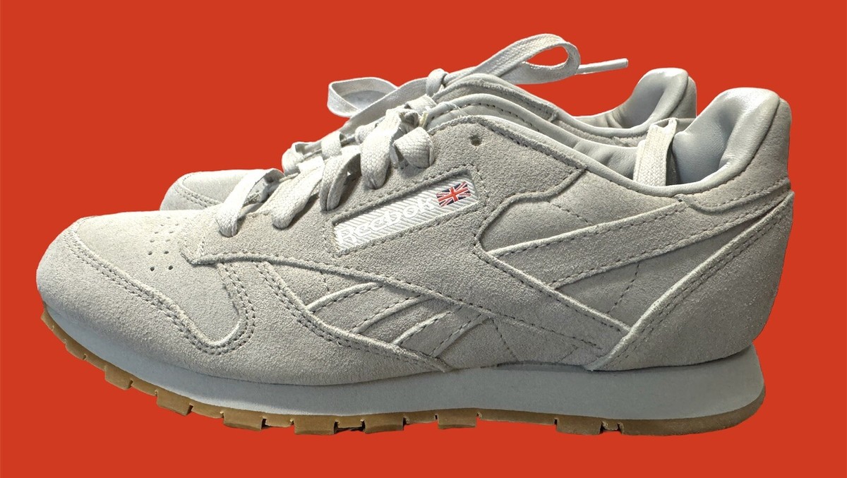 Reebok X Kendrick Lamar Classic Leather Sz 3.5 New Red Blue Kids