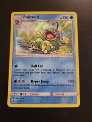 Politoed 25/145 Sun & Moon Guardians Rising Holo Rare