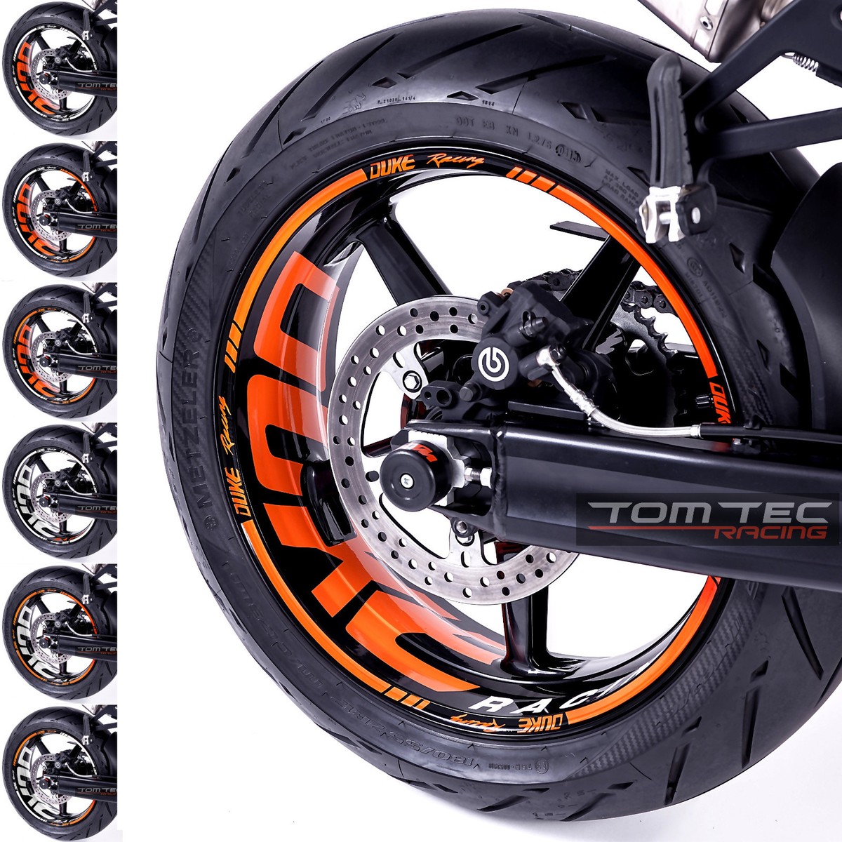 Rim Sticker KTM Superduke 990 R Sm SMR SD 950 Duke III 690 TOMTEC-Racing
