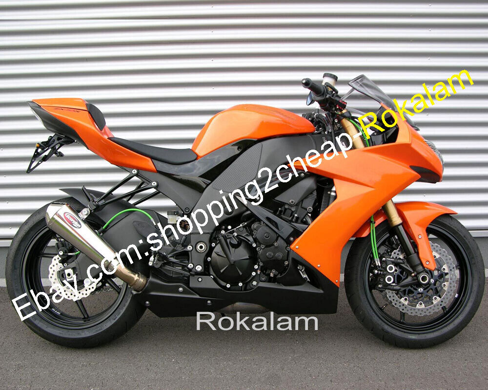 For NINJA 2008 2009 2010 ZX-10R Orange ZX10R Free Customized For NINJA 2008 2009 2010 ZX-10R Orange ZX10R Free Customized