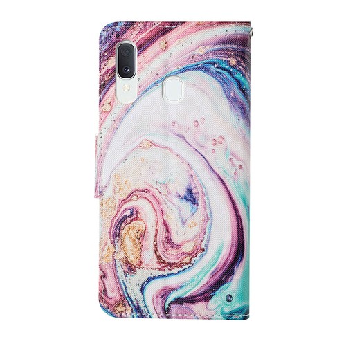 Painted Flip Leather Wallet Phone Cover Case For Samsung Galaxy A20e A40 A50 A70 - Picture 3 of 62