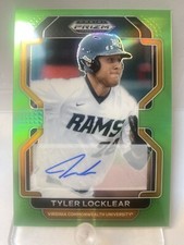 2022 Panini Prizm Tyler Locklear #PDP58 Neon Green Prizm /23