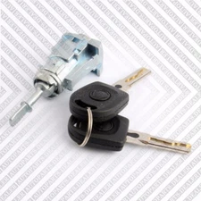 FITS: VOLKSWAGEN GOLF JETTA DOOR LOCK CYLINDER & 2 KEYS - FRONT LEFT