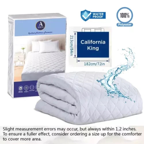 Waterproof Quilted Mattress Protector for Ultimate Bed Protection-image